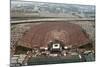 Aerial View of Packed JFK Stadium-null-Mounted Photographic Print