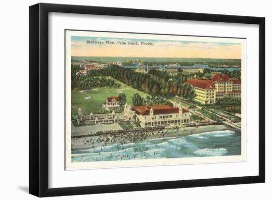 Aerial View of Palm Beach, Florida-null-Framed Art Print