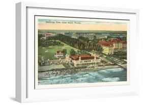 Aerial View of Palm Beach, Florida-null-Framed Art Print