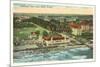 Aerial View of Palm Beach, Florida-null-Mounted Art Print