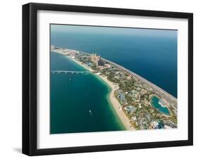 Aerial view of Palm Jumeirah, Dubai, United Arab Emirates, Middle East-Ben Pipe-Framed Photographic Print