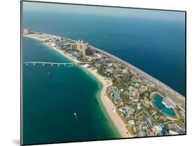 Aerial view of Palm Jumeirah, Dubai, United Arab Emirates, Middle East-Ben Pipe-Mounted Photographic Print