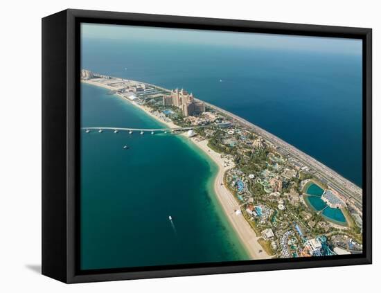 Aerial view of Palm Jumeirah, Dubai, United Arab Emirates, Middle East-Ben Pipe-Framed Stretched Canvas