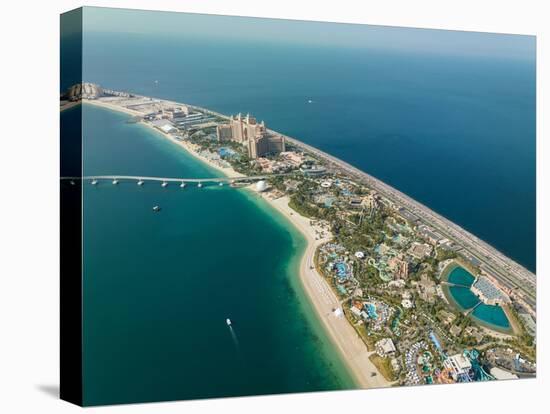 Aerial view of Palm Jumeirah, Dubai, United Arab Emirates, Middle East-Ben Pipe-Stretched Canvas