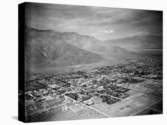 Aerial View of Palm Springs-Dave Cicero-Stretched Canvas