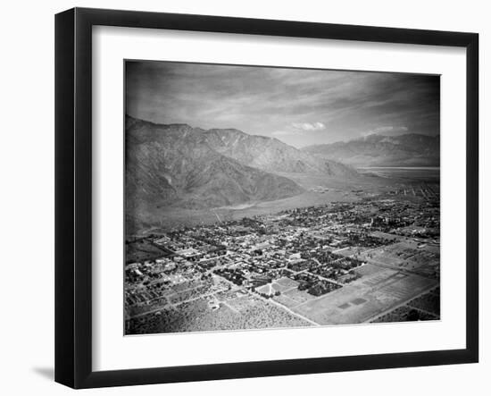 Aerial View of Palm Springs-Dave Cicero-Framed Photographic Print