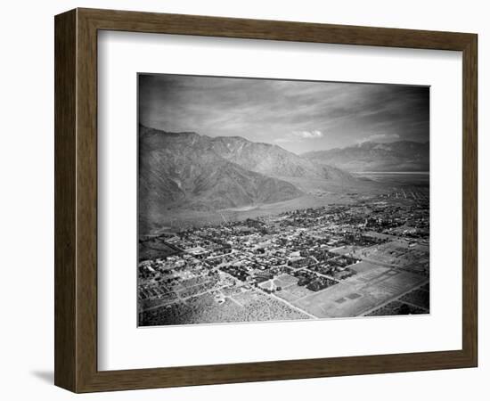 Aerial View of Palm Springs-Dave Cicero-Framed Photographic Print