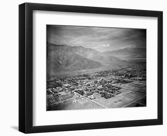 Aerial View of Palm Springs-Dave Cicero-Framed Photographic Print