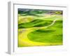 Aerial view of Palouse Region-Terry Eggers-Framed Photographic Print