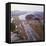 Aerial View of Panama Canal's Miraflores Locks-null-Framed Stretched Canvas