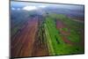 Aerial view of parallel bars at Marismas Nacionales, Mexico-Alejandro Prieto-Mounted Photographic Print