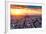 Aerial View of Paris at Sunset-INTERPIXELS-Framed Photographic Print