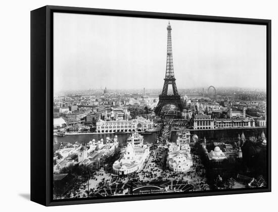 Aerial View of Paris-Bettmann-Framed Stretched Canvas