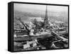 Aerial View of Paris-null-Framed Stretched Canvas