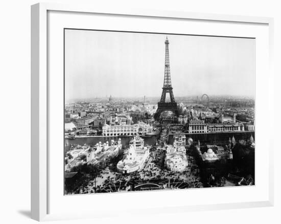 Aerial View of Paris-Bettmann-Framed Photographic Print