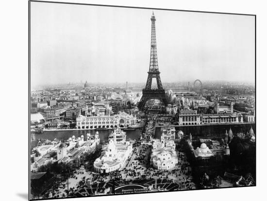 Aerial View of Paris-Bettmann-Mounted Photographic Print