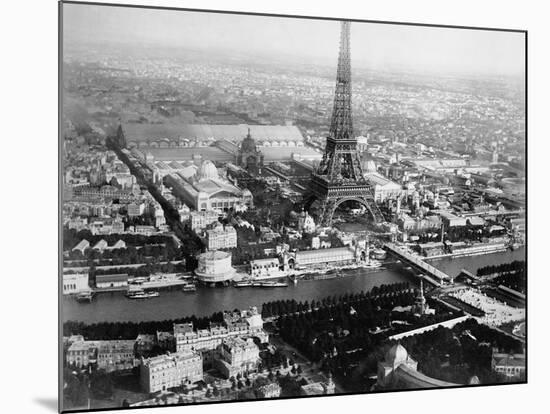 Aerial View of Paris-null-Mounted Photographic Print