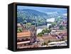 Aerial View of Passau, Germany-Miva Stock-Framed Stretched Canvas