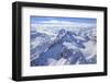 Aerial View of Peak Ferra and Peaks Piani Covered with Snow, Spluga Valley, Chiavenna-Roberto Moiola-Framed Photographic Print