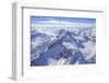 Aerial View of Peak Ferra and Peaks Piani Covered with Snow, Spluga Valley, Chiavenna-Roberto Moiola-Framed Photographic Print