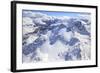 Aerial View of Peak Ferra Covered with Snow, Spluga Valley, Chiavenna, Valtellina, Lombardy-Roberto Moiola-Framed Photographic Print