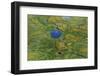 Aerial view of Pechora River Delta, Nenets Autonomous Okrug, Arctic, Russia, July 2017-Olga Kamenskaya-Framed Photographic Print