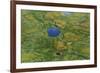 Aerial view of Pechora River Delta, Nenets Autonomous Okrug, Arctic, Russia, July 2017-Olga Kamenskaya-Framed Photographic Print