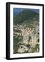 Aerial View of Peille, Provence, France-John Miller-Framed Photographic Print