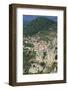 Aerial View of Peille, Provence, France-John Miller-Framed Photographic Print