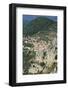 Aerial View of Peille, Provence, France-John Miller-Framed Photographic Print