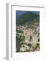 Aerial View of Peille, Provence, France-John Miller-Framed Photographic Print