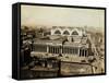 Aerial View of Pennsylvania Railroad Station-null-Framed Stretched Canvas