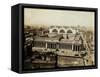 Aerial View of Pennsylvania Railroad Station-null-Framed Stretched Canvas