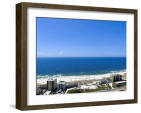 Aerial View of Perdido Key Beach and Ono Island-GTD7-Framed Photographic Print