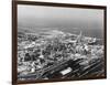 Aerial View of Petrochemical Plant-null-Framed Photographic Print