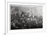 Aerial View of Philadelphia, Pennsylvania, USA, from a Zeppelin, 1928-null-Framed Giclee Print