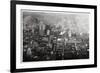 Aerial View of Philadelphia, Pennsylvania, USA, from a Zeppelin, 1928-null-Framed Giclee Print