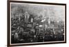 Aerial View of Philadelphia, Pennsylvania, USA, from a Zeppelin, 1928-null-Framed Giclee Print