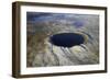 Aerial View of Pingualuit Crater, Quebec, Canada-null-Framed Photographic Print