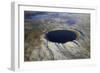 Aerial View of Pingualuit Crater, Quebec, Canada-null-Framed Photographic Print