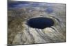 Aerial View of Pingualuit Crater, Quebec, Canada-null-Mounted Photographic Print