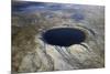 Aerial View of Pingualuit Crater, Quebec, Canada-null-Mounted Photographic Print