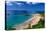 Aerial View of Playa Crashboat, Puerto Rico-George Oze-Stretched Canvas