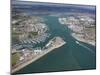 Aerial View of Portsmouth Harbour and the Solent, Hampshire, England, United Kingdom, Europe-Peter Barritt-Mounted Photographic Print