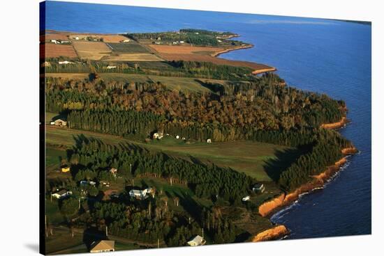 Aerial View of Prince Edward Island-Paul Souders-Stretched Canvas