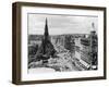 Aerial view of Princes Street in Edinburgh-Staff-Framed Photographic Print