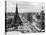 Aerial view of Princes Street in Edinburgh-Staff-Stretched Canvas