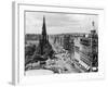 Aerial view of Princes Street in Edinburgh-Staff-Framed Photographic Print