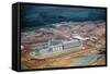 Aerial View of Pulp Mill-null-Framed Stretched Canvas