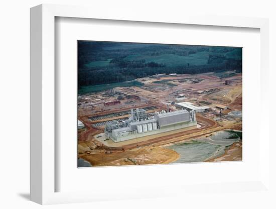 Aerial View of Pulp Mill-null-Framed Photographic Print